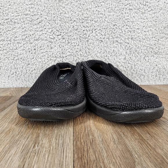 Arcopedico Black Knit Slip On Wedge Shoes Womens Size 41 EU 10 US - Picture 7 of 11